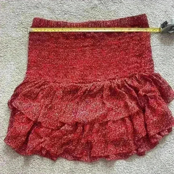 Isabel Marant Red Mini Skirt - Picture 7 of 7